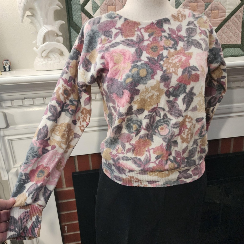 S 90s Floral Sweater from Blair